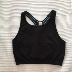Ivivva by lululemon black sports bra sz 10